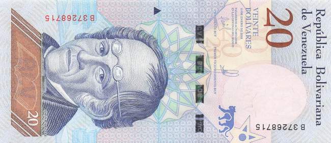 20 Bolivares 2018